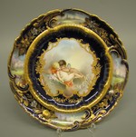 Dessertteller im Stil des Zweiten Rokoko aus dem Service für das Schloß Versailles, das König Louis-Philippe I. (1773-1850) in Auftrag gab