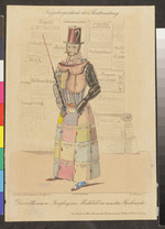 Der vollkommene Jüngling, ein Modebild im neusten Geschmacke, aus: Theaterzeitung Wien, Neujahr