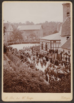 Beisetzungsfeierlichkeiten für den verstorbenen Fürsten Georg Victor von Waldeck-Pyrmont am 23.5.1890 in Arolsen