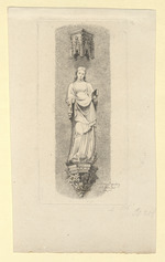 Bildsäule der Heiligen Margarete im Dom zu Regensburg (Stoll 214)