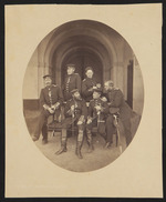 Gruppenbildnis von Soldaten aus dem Krieg 1870-71