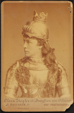 Klara Ziegler als Jungfrau von Orléans