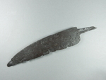 fragmentiertes eisernes Messer mit Griffangel