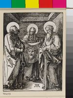 Veronika zwischen den Heiligen Peter und Paul