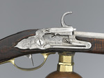 Windbüchse mit kugelförmigem Luftreservoir (Sign. T. W. Pistor) Gewehr