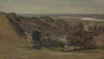 Landschaft mit Lehmbruch bei Landsberg a. d. Warthe