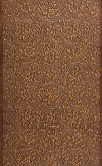 Papiertapete mit Imitation einer Kupfertreibarbeit nach
dem Vorbild einer geprägten Goldledertapete