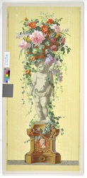 Mittelstück mit Putto (No. 2687) "Figure fleurs" aus "Galerie de Flore"