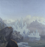 Panoramatapete "Les Zones Terrestres" (Bahn 26-29), Mer glaciale