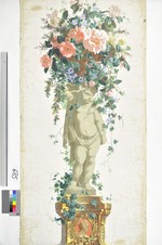 Mittelstück mit Putto (No. 2686) "Figure fleurs" aus "Galerie de Flore"