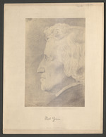 Jakob Grimm (nach einer Zeichnung von Hermann Grimm 2.5.1856)