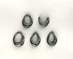 Fünf schlauchförmige Ohrringe