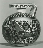 Korinthischer Kugel-Aryballos (mit Löwe, Panther, Schwan)