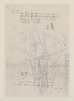 Entwurf zum Aschrottbrunnen auf einer Kopie einer Archivalie