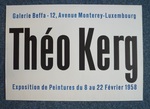 Plakat: Théo Kerg, Galerie Beffa