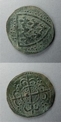 Bronzemünze: Rechenpfennig