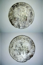 Münze (halber Silbergroschen)