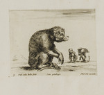 Drei sitzende Affen