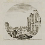 Ansicht Roms mit Kolosseum und Konstantinsbogen