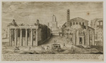 Der Tempel des Antoninus Pius und der Faustina und der Tempel des Romulus