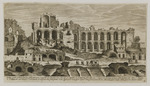 Ruinen auf dem Palatin mit Haus des Augustus