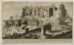 Ruinen auf dem Palatin mit Haus des Augustus und Bogen der Aqua Claudia