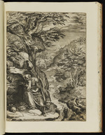 Der Hl. Hieronymus in einer Felslandschaft mit Fluss
