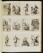 67 - 71 | Un Livre de 60 pieces numerotées avec figures de differente attitude; / T. Salvator Rosa has ludentis otii etc. | Salv. Rosa