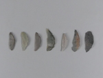mikrolithische Segmente und Trapeze aus Kieselschiefer