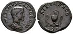 Maximinus I. Thrax für Maximus / Pietas Augusti / Priesterutensilien