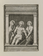 Die Grablegung Christi mit Maria und Johannes