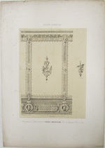 Verkaufslithographie "Décor Louis XIII."