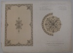 Verkaufslithographie "Panneau et Rosace Étrusques."