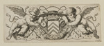 Wappen mit Kardinalshut und zwei Putten