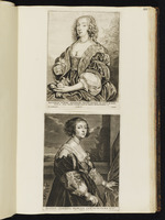 106 | Elisabetha Villiers Ducessa de Lenox & Richmond &c. / Beatrix Cosantia Princeps Cantecroyana &c. | W. Hollar. / Petr. de Jode.