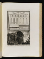 Ansicht und Aufriss des Concordia-Tempels in Agrigent