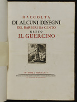 Titelblatt mit Vignette: Sammlung einiger Zeichnungen von Barberi da Cento, genannt Guercino
