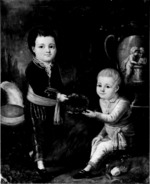Josias III. und Gustav Prinzen von Waldeck-Bergheim als Kinder