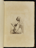 Persische Sibylle, ein Buch lesend