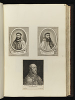 74. | F. Marcellianus de Barea / F. Heliodorus de Barea / Gisberte de la Marche, Epis. Leodiensis | Jo. Huÿssens exc. / P. van Schuppen sc.