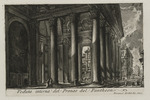 Innenansicht der Vorhalle des Pantheon
