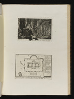 Seite mit zwei Darstellungen der Titusthermen