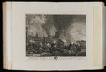 Kavallerieschlacht bei einer brennenden Windmühle