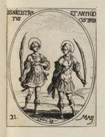 Der Hl. Nicostratus und der Hl. Antiochus, Tribune