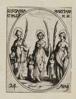 Die Heiligen Susanna, Marciana und Palladia, Märtyrerinnen