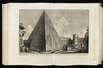 Ansicht der Pyramide des Gaius Cestius