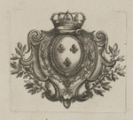 Vignette mit Wappen der Bourbonen