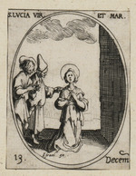 Die Hl. Lucia, Jungfrau und Märtyrerin