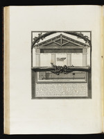 Darstellung der Methode, die von den Antiken verwendet wurde, um das Dach des Herkulestempels in Cori zu bauen