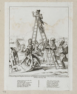 Se Kaiserliche Majestät Napoleon der Grosse auf höchstdero neuerfundenem Observatorio in der Schlacht von la Belle Alliance d. 18. Iuny 1815.